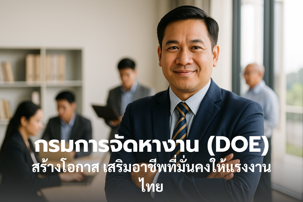 กรมการจัดหางาน (DOE) สร้างโอกาส เสริมอาชีพที่มั่นคงให้แรงงานไทย
